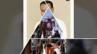 हुकुम सिंह कराड़ा जी (जल संसाधन मंत्री) की शाजापुर आभार रैली।