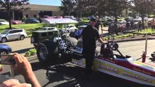 1979 Markley-Bruins Top Fuel Dragster Engine Startup
