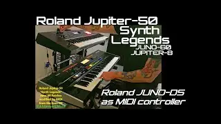Roland Jupiter-50 Synth Legends Juno-60 Jupiter-8 Patches DS Synthesizer Rik Marston