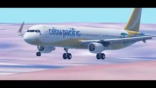 Cebu pacific Landing in Clark airport Philippines