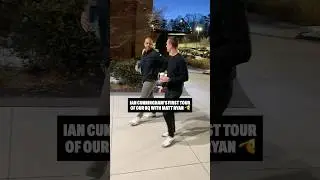 Ian Cunningham visits the Atlanta Falcons HQ for the first time 🙌 #nfl #falcons #nflfranchise