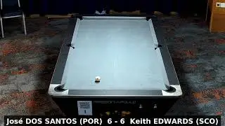 Euro 8 Ball | Jos&eacute; DOS SANTOS (POR) vs Keith EDWARDS (SCO)