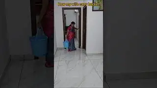 How to carry bucket See others ##couplecomedy #maruthipadmaja #comedy #memes by maruthipadmaja