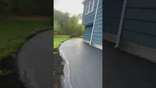 The trick to sealing asphalt!!!
