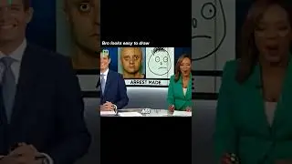 The Suspect Sketch Was TOO Accurate 🤣#NewsFail #Funny #Skit #Trending