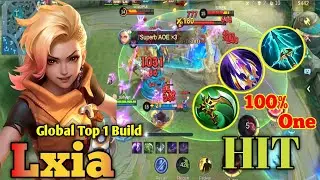 New meta lxia 100% Best damage Build and  Emblem ( lxia best build 2026 ) MLBB gameplay 