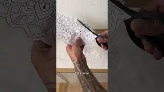 How I apply round tattoo designs on the knee!  #tattoo #tattooartist #tutorial