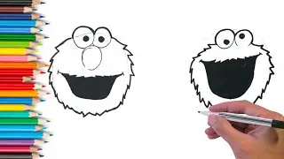 How to Draw Cookie Monster & Elmo | Easy Step by Step for Kids