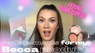 FINDING REPLACEMENTS FOR MY FAVE BECCA PRODUCTS WITHIN MY COLLECTION // This turned out SO WELL!!!