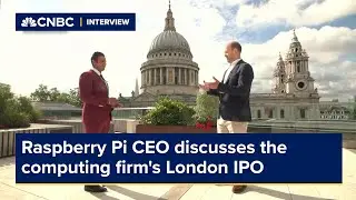 Raspberry Pi CEO discusses the computing firm's London IPO
