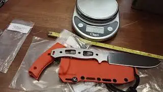 1364. Обзор ножей Architect Knives AK 6.5 Magnacut. Рукоятки G10. Распаковка. Измерение веса. G 10 AK6.5.