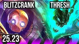 BLITZCRANK & Jinx vs THRESH & Twitch (SUP) | EUW Master | 25.23