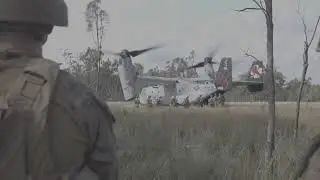 2nd Bn , 1st Marines, conduct raid with VMM 363 during Southern Jackaroo