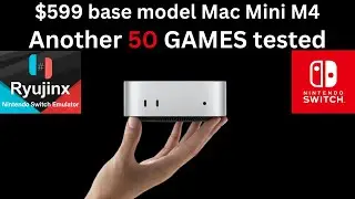 Ryujinx Mac Mini M4 base model: Another 50 Nintendo Switch Games tested!