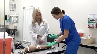 Athena Career Academy: Learning In the IV Therapy Lab