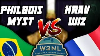 WARCRAFT 3 REFORGED: MysT e Philbois vs. KraV e Wiz | BRASIL VS FRAN&Ccedil;A NATIONS J1