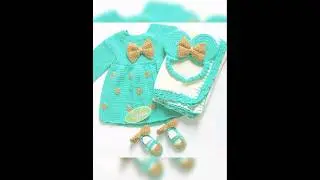 Crochet Beautiful Dress For Babies❣