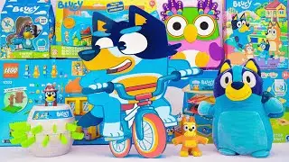 Bluey Toy Collection Unboxing Review 💙 Mystery Cute Bluey Box & Bluey Stretchy