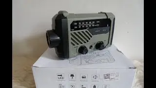 Emergency Solar hand-crank radio Agunto -Tenergy