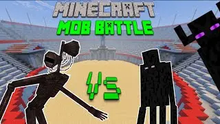 Siren Head(GOJIDRAW) Vs Endersent(Minecraft Dungeons) and more - Minecraft Mob Battle 