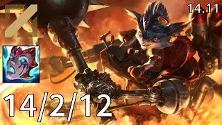 Rumble Mid vs Zed - EUW Diamond | Patch 14.11