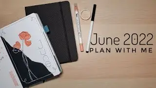 Plan with Me | June 2022 Bullet Journal