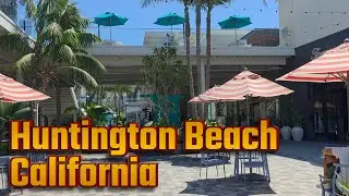 Downtown Huntington Beach Walk Around 4K Early Autumn 2025 PCH Pier Main Street Pacific City