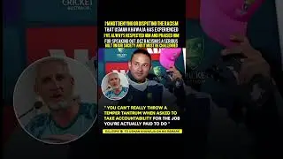 Jason Gillespie react on Usman Khawaja,s remark 🙂#Ashes