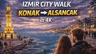 👉 Konak &rarr; Alsancak! Izmir&rsquo;s Most Beautiful Seaside Walk in 4K