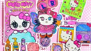 Hello Kitty Skincare & Fashion DIY Blind Bag✨💄Fun ASMR Beauty Set & Makeup Surprise! 🎨🌵