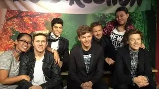 One Direction wax figurines at Madame Tussaud's Sentosa