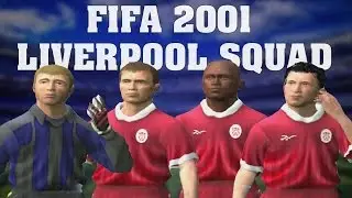 FC Liverpool Fifa 2001 Squads & Faces Gerrard Fowler Babbel Owen Heskey Redknapp Smicer Berger
