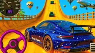 Powerful GT car stunt master _ Mega ramp car 3d Challenge — Android Game Play Games 