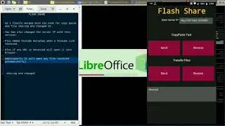 Flash Share App (CopyPaste and File Sharing) across Pc and Android.