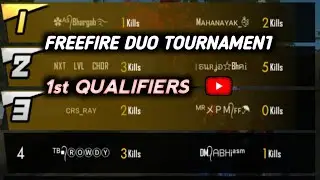 DUO TOURNAMENT 1ST QUALIFIERS // #DUOTOURNAMENT #freefire #Garena