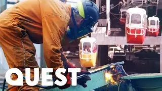Team Struggle To Tear Down 100 Tonne Steel Structure | Scrap Kings