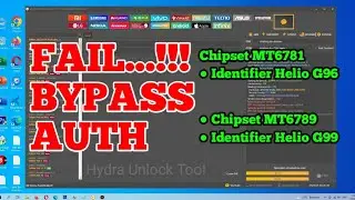 Unlock Tool FAiL MTK Bypass Auth