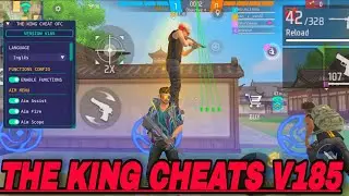 THE KING CHEATS V185 | NEW ANTIBAN OB52 UPDATE FF MOD MENU APK ALL SERVER 100% SAFE WORKING  |