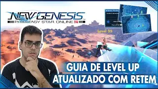 PSO2 New Genesis - Guia de LEVEL UP atualizado com Retem! Pegando level 35!