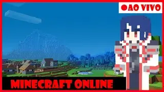 TENTANDO JOGAR ONLINE 02 - MINECRAFT EM SERVER (NFT HUE) [Vtuber BR]