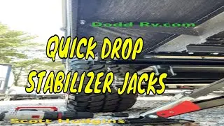 Стабилизаторы Lippert Quick Drop, короткие операции. Скотт Хадгинс, Додд, как пользоваться прицеп...