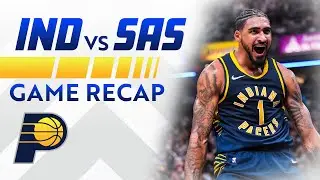 Game Recap: Indiana Pacers Match NBA Franchise Record with 152 Points in 41-Point Route Over Spurs