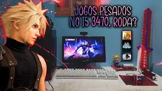 Testando Jogos Pesados no PC de R$500 da PICHAU! i5 3470, 16gb de ram🎮💜