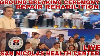 YORME GROUND BREAKING REPAIR REHABILITION OF SAN NICOLAS HEALTH CENTER