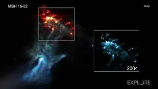 &lsquo;Cosmic Hand&rsquo; collides with wall of gas in Chandra imagery