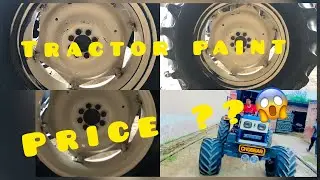 Tractor paint at home only 400₹😱😱 swaraj lovers