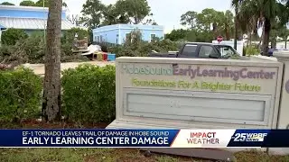EF-1 tornado damages Early Learning Center in Hobe Sound