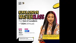 LEADERSHIP MASTERCLASS FOR GEN Zs WITH DDK