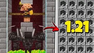 MELHOR FARM de WITHER SKELETON FÁCIL do MINECRAFT BEDROCK 1.21