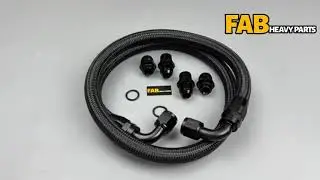 Fab Heavy Parts Transmission Cooler Lines Kit 21101404 Fits for Duramax LB7 LLY 6.6L Chevrolet GMC